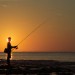 Fisherman at Sunset