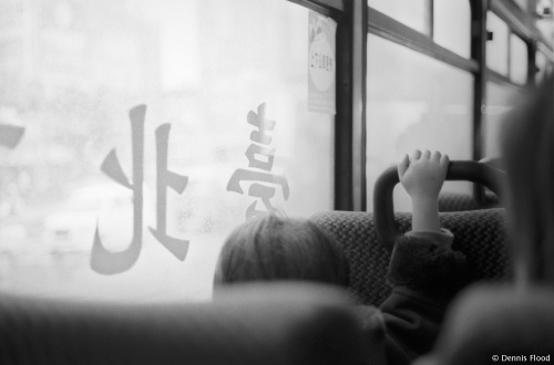Child on a Bus in Taipei