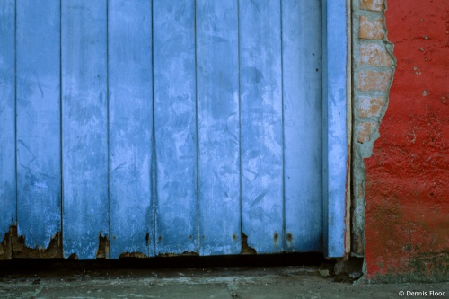 Faded Blue Door