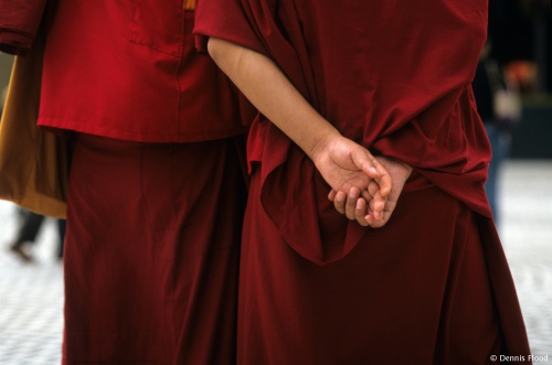 Tibetan Monk Hands