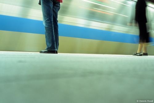 Women Waiting for the Subway