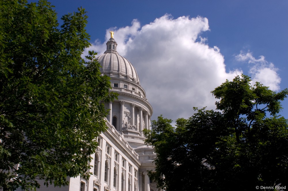 Capitol Dome on a Partly Cloudy Day