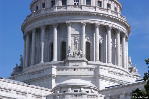 Base of Dome and Statues