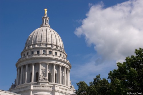 Capitol Dome on a Partly Cloudy Day