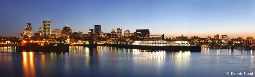 Montreal Skyline at Dusk