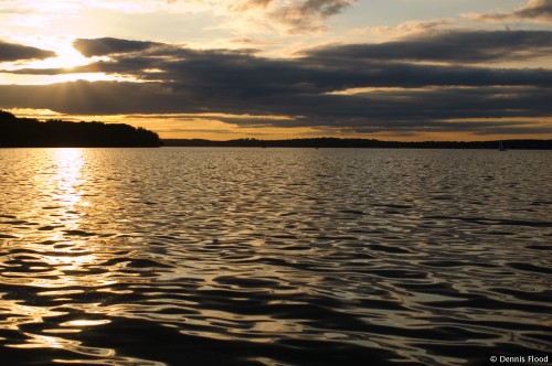 Sun Setting Over Lake Mendota