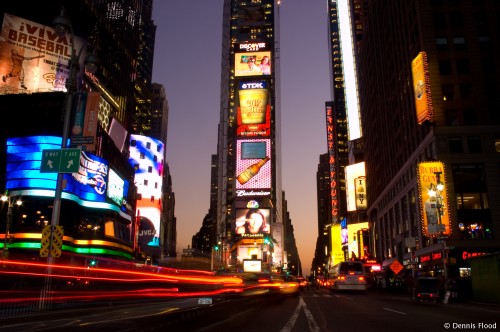 new york city times square at night. New York City