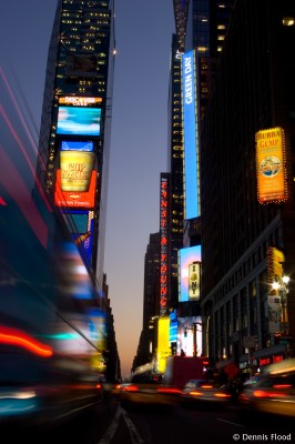 New York Traffic at Night