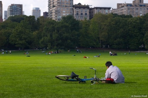 Taking a Break in Central Park