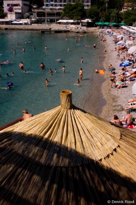 Crowded Copacabana Beach