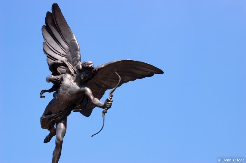 Eros Statue in Piccadilly Circus