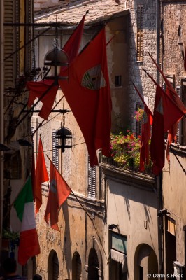Flags in Assisi