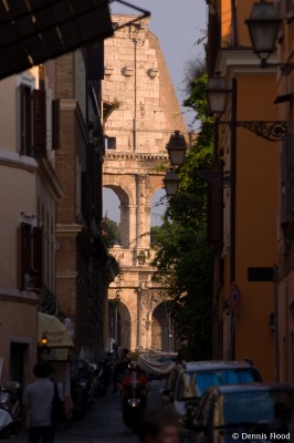 Glimpse of the Colosseum