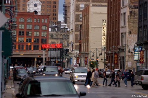 People Crossing Water Street