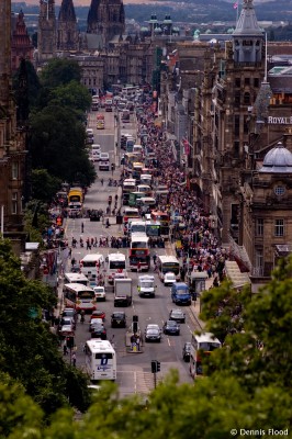 Crowded Princes Street