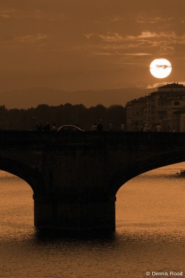 Sunset in Florence