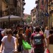 Crowded Street in Pisa