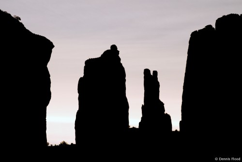 Cathedral Rock Silhouette