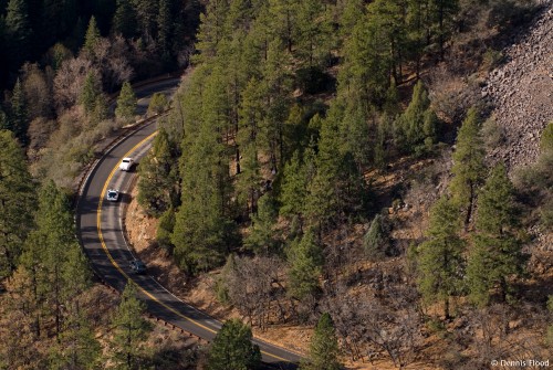 Curving Mountain Road