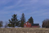Little Red Farmer's House (on a Prairie)