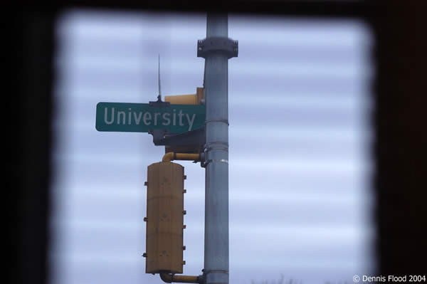 University Ave at Walnut