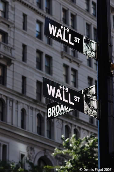 Wall Street, Wall Street, Broadway