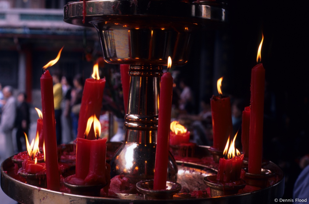 Lungshan Temple Candles