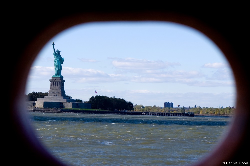 Statue of Liberty Through View Hole