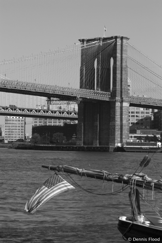 Daylight View of Brooklyn Bridge