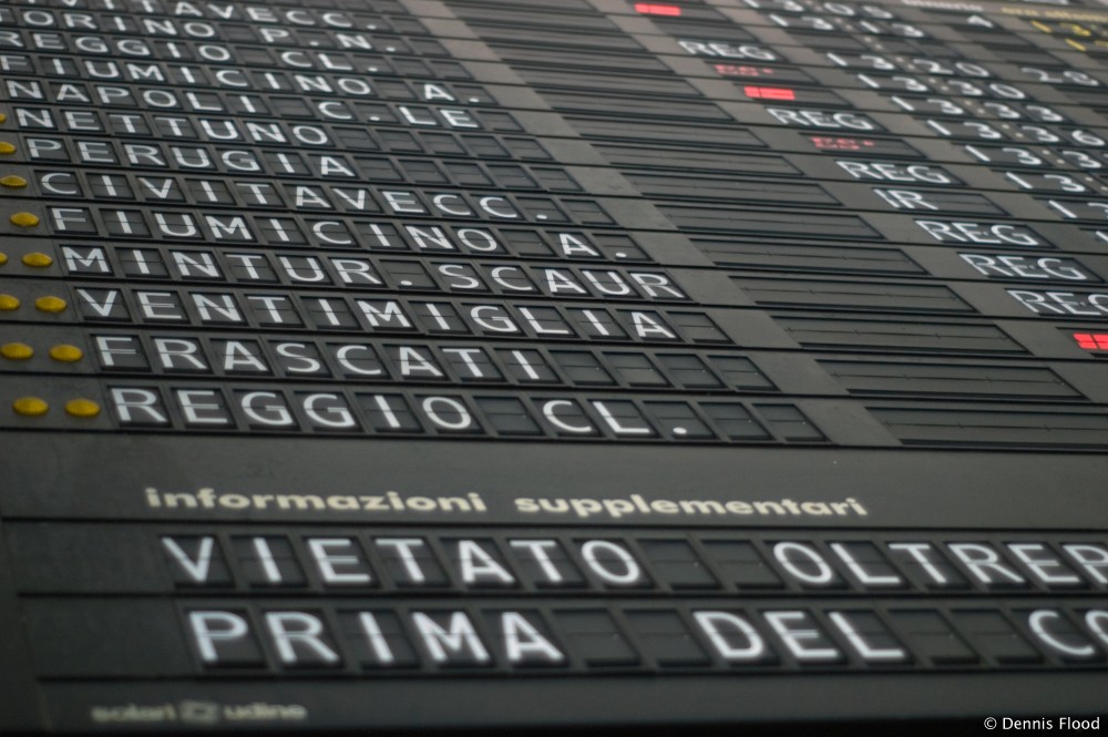 Roma Termini Sign