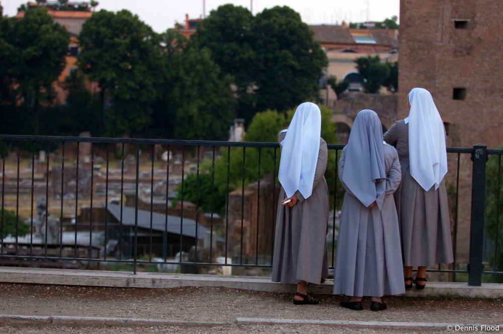 Three Nuns at the Roman Forum