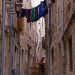 Air Drying Laundry in an Alley