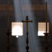 Beams of Light Illuminate the Altar