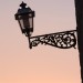 Bridge Lamp at Sunset