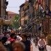 Crowded Shopping Street in Pisa