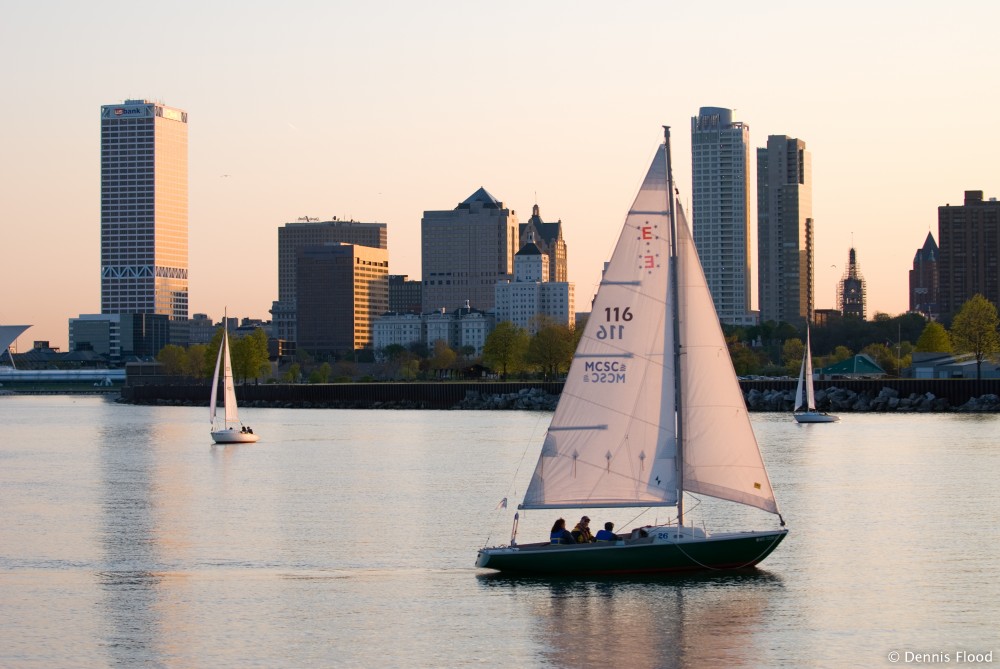 Sailboats in Milwaukee