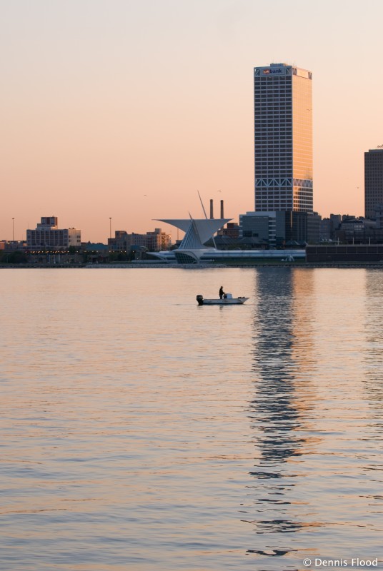 Skyline Reflection in Water