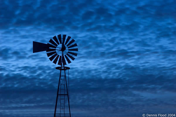 Blue Farm Windmill