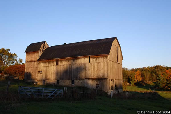 Another Wooden Barn on a Hill