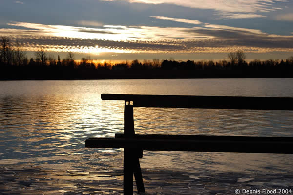 Picnic Table on the Lake