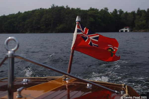 Wooden Boating on Charleston Lake