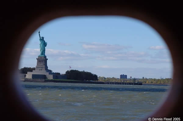 Belly Shot of the Statue of Liberty