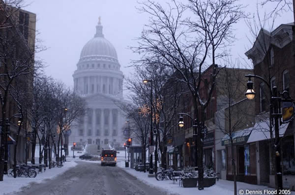 State Street in the Snow