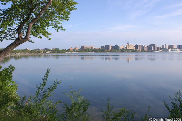 Madison Skyline from Olin Park