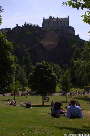 Lounging in the Scottish Sun