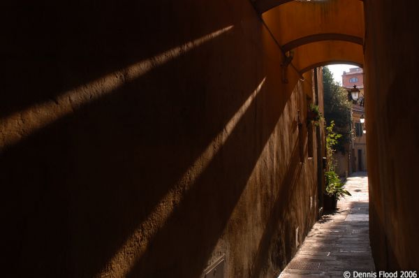 The Narrow Alley of Pisa