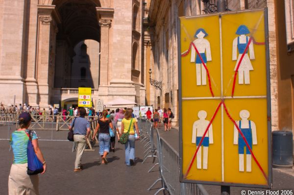 Vatican Restrictions